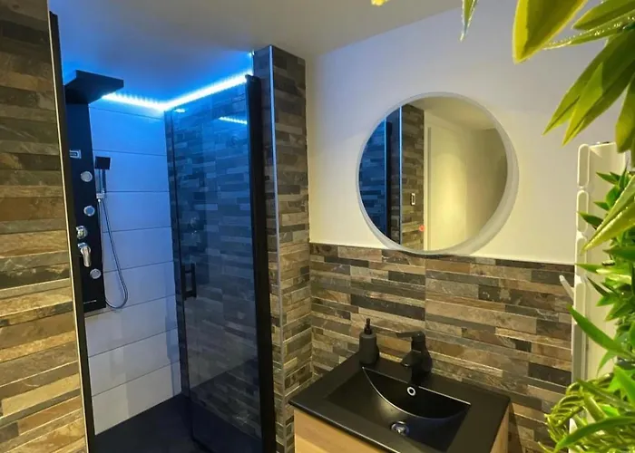 Room: Aux Plaisirs Des Sens Jacuzzi Prive Apartman Barr